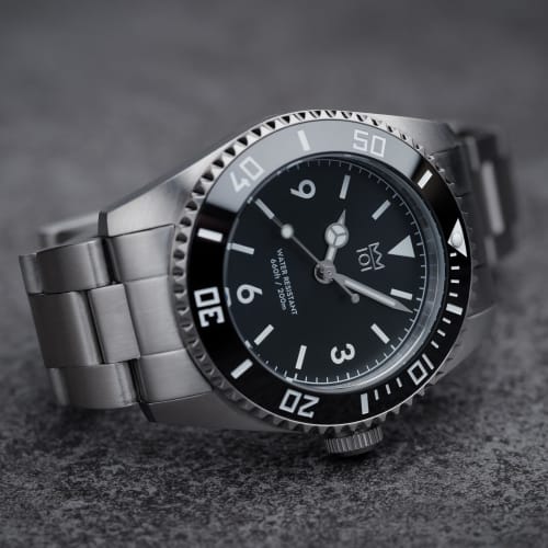NEW model HYAKUICHI 101 38mm 20 ATM water resistant sweep seconds diver's watch ceramic bezel non-date wristwatch black men's women's unisex