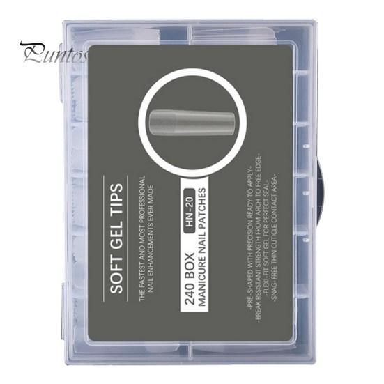 

240 шт., набор накладных накладных накладных ногтей для дизайна ногтей, бесшовные, универсальные, удлиненные, с матовой текстурой, не ломающиеся, с длительным сроком службы, кончики для ногтей A