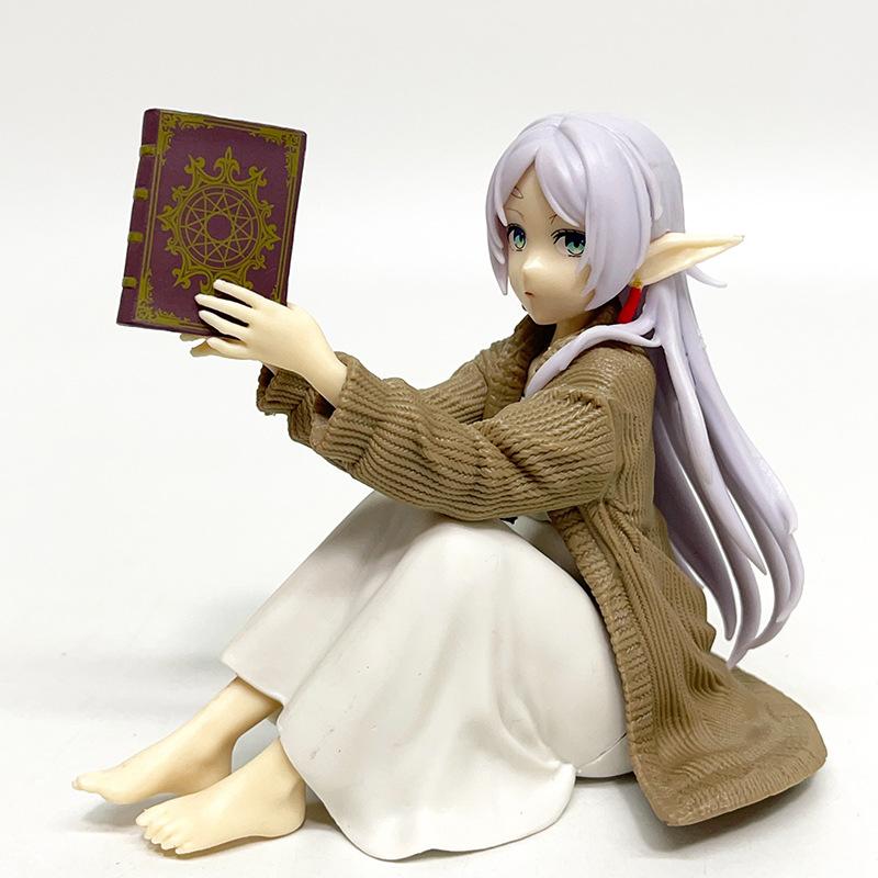 Beyond Journey's End ReadindFrieren Anime Figure Desktop Cute Frieren PVC Action Figure Figurine Model Doll Toy