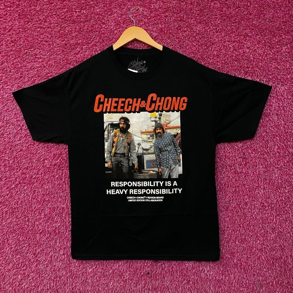 

Cheech amp; Chong x Reason Brand Limited Edition Collaboration TShirt Large Unisex T-Shirt XXXXL