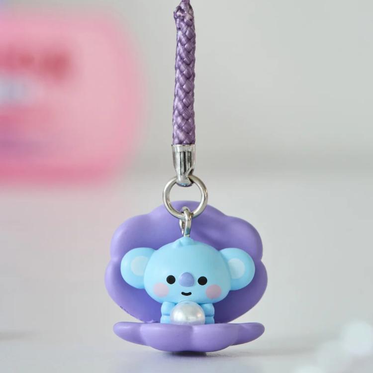 BT21 BABY PEARL Figure Strap (TATA, COOKY, SHOOKY, CHIMMY, MANG, RJ, KOYA) (8 Options)