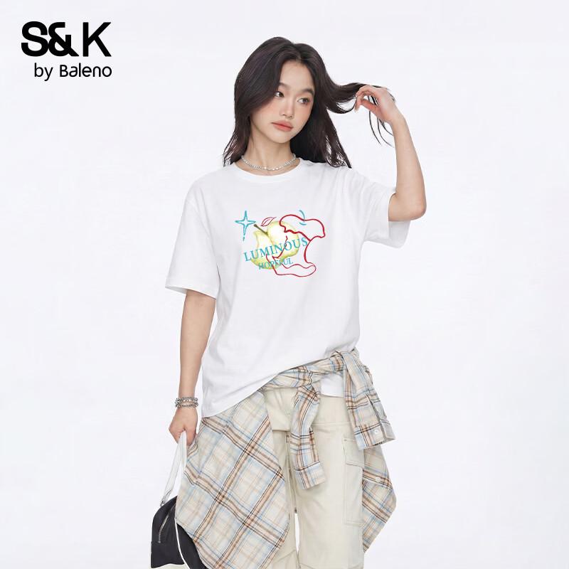 Baleno S&K Women s Pure Cotton Retro T-shirt S
