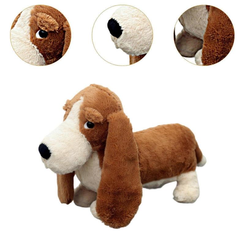 Dog Stuffed Animal Doll Snuggling Adorable Dog Figurine Holidays Anniversary 30cm