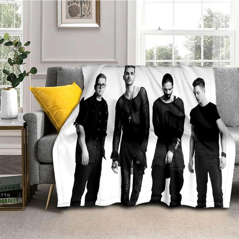 Bill Tom Kaulitz Tokio Hotel Rock Band 2025 New Style Blanket,Soft Throw Blanket for Home Bedroom Bed Sofa Cover Kids Gift Cover