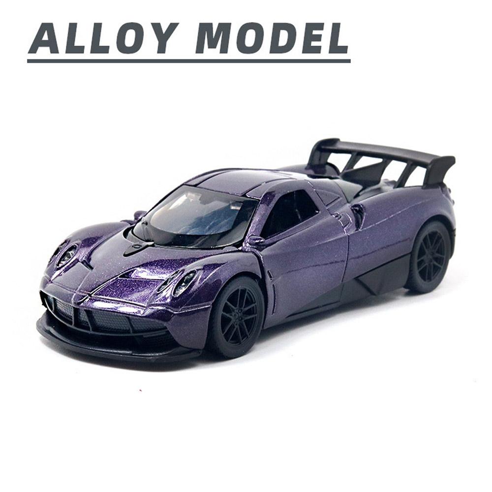 1:36 Scale Alloy Simulation Sports Car Model With Openable Doors And Hood, Youngsters' Toy Collectible Gift
