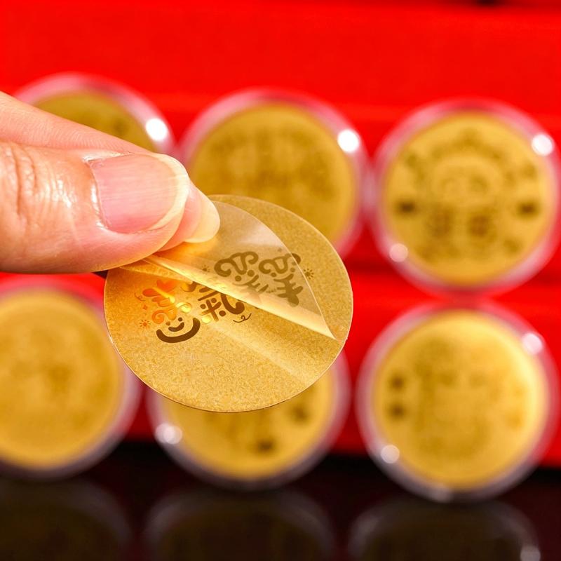 Monete Commemorative in Oro Anno della Capra 2027 Multiple Esquisite Designs Con Custodia Trasparente Per Regali di Capodanno Souvenir Collezione