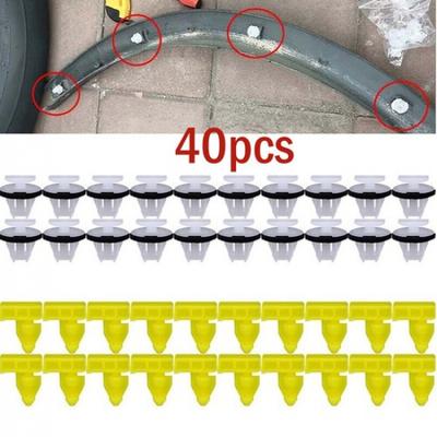 40PCS For Nissan Juke Murano X-Trail T31 Wheel Arch Trim Clips Wing Moulding