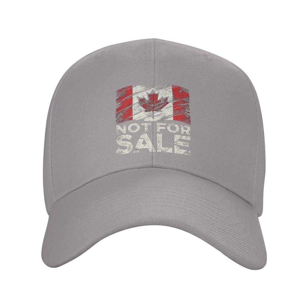 Canada is Not For Sale Sun Baseball Cap Flag Design Summer Design Print Trucker Hat For Unisex-Teens Kpop Rock Hats