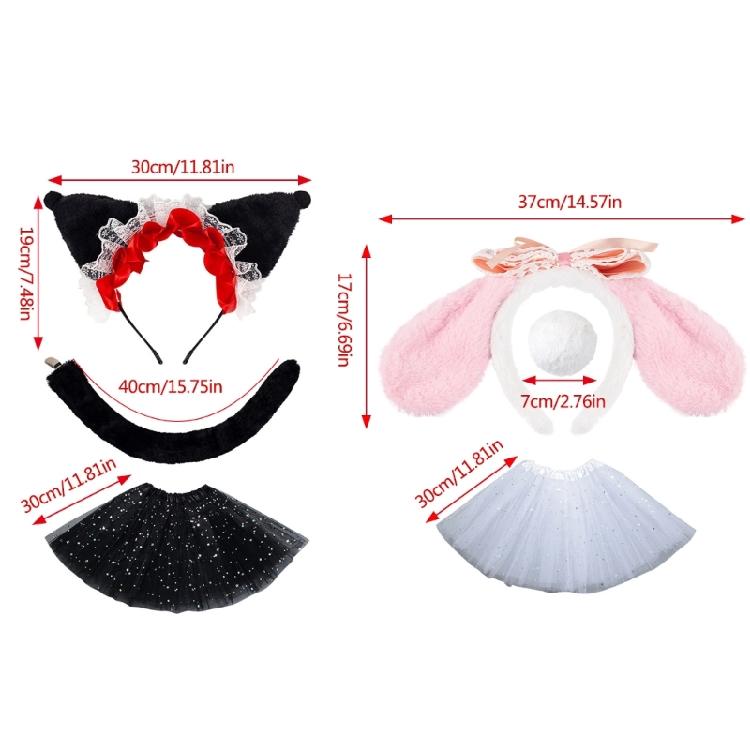 Katzen Plüsch Stirnband Bequemes Elastisches Kopfband Haarschmuck Zum Hinzufügen Eines Hauch Von Spaß Zu Jedem Outfit Oder Event