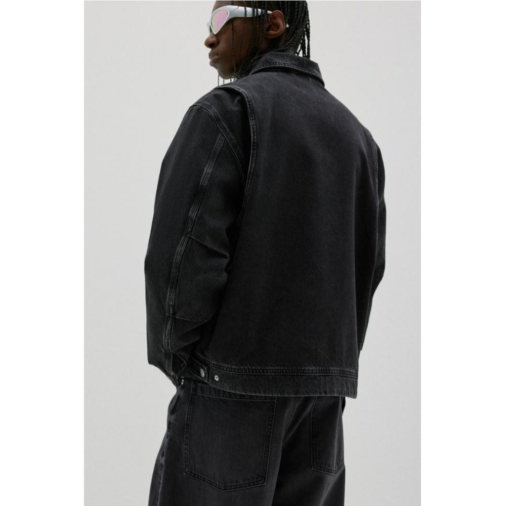 H M Super Baggy Jeans Black