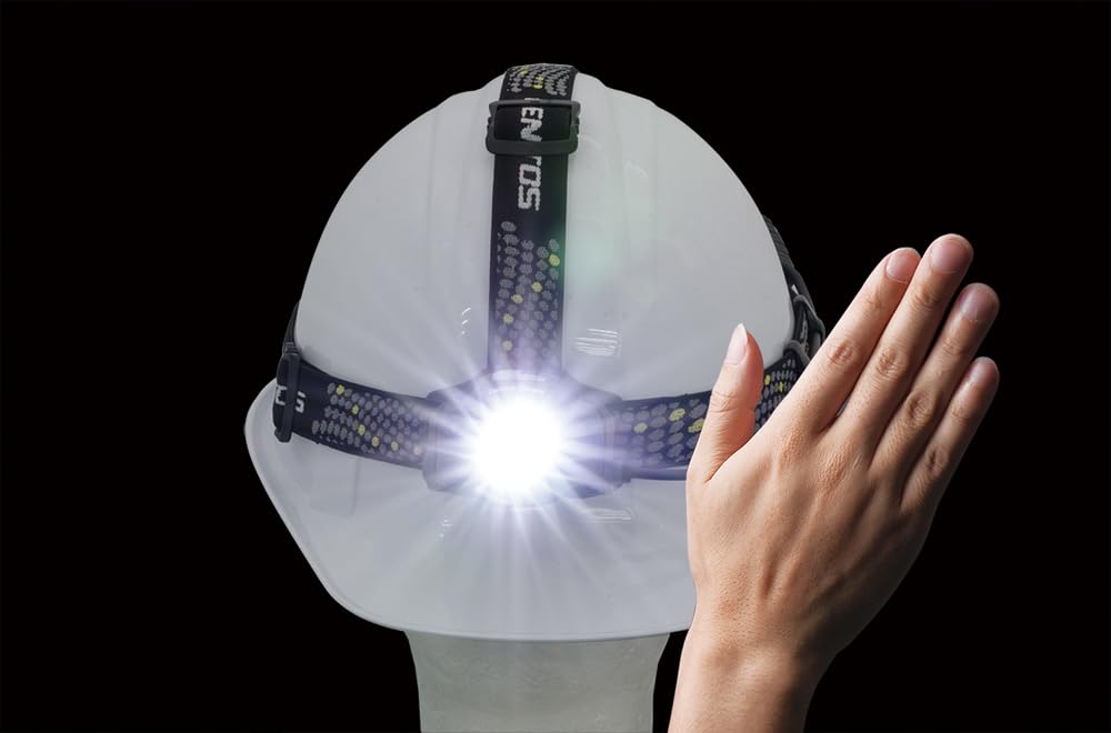 GENTOS LED USB 670 Hours of Operational Run Rear View Requires a Rechargeable Battery or 3 AA Batteries Delta Peak Headlamp, Rechargeable, Lumens, 4.5