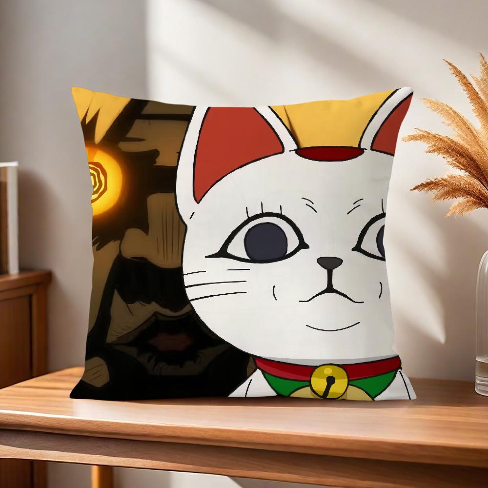 Manga anime T-Turbo Granny cat Comfortable soft Pillow Case for Sofa Living Room Home office Decor and Protective Covers