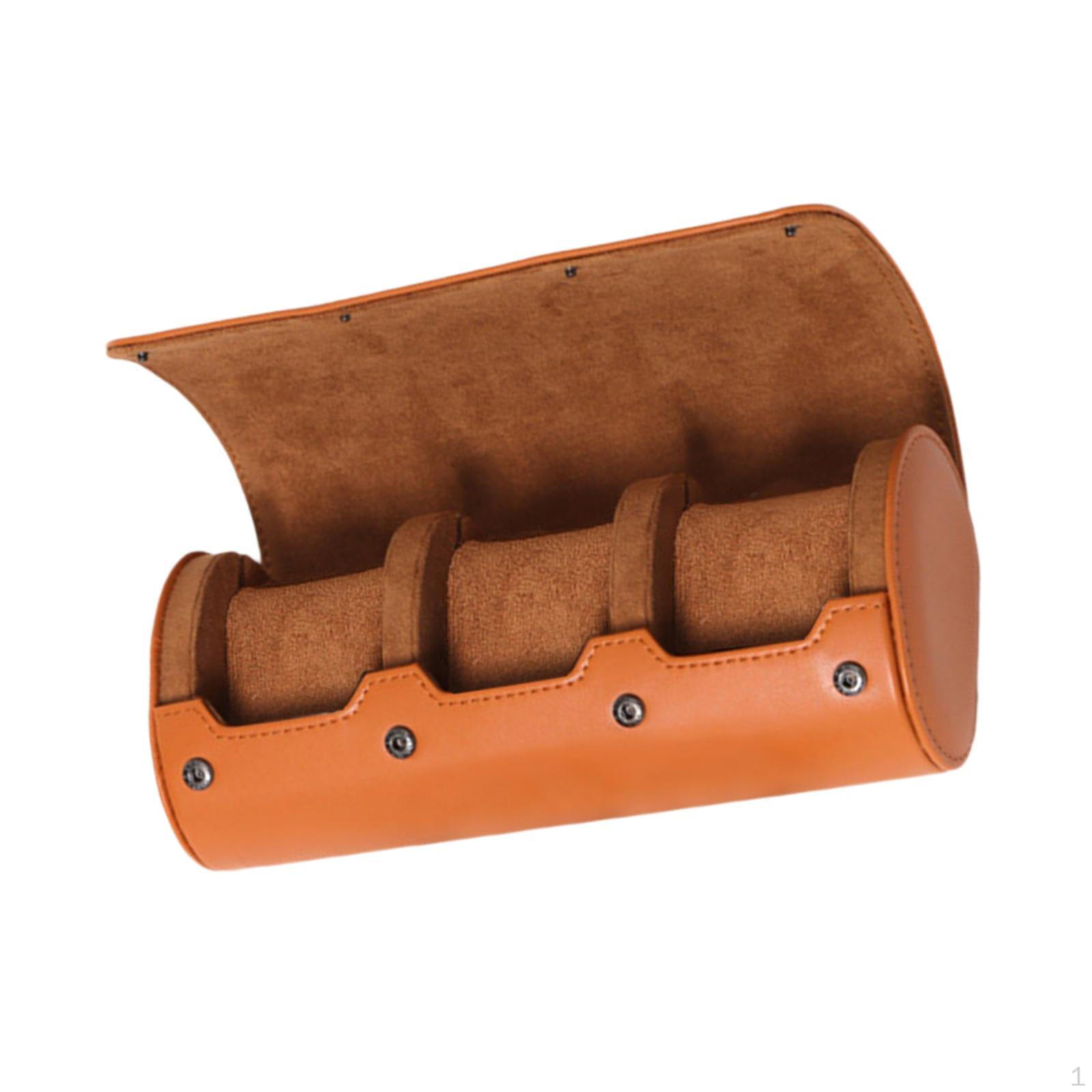 

Витрина для часов, контейнер для ювелирной коллекции, прочный компактный органайзер для наручных часов 3 slots