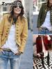 Veste blazer boutonnée pour femme pour l'automne-Hiver