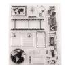 For Fun Retro Transparent Silicone Stamps Seal Ledger Stamp for Scrapbooking DIY Decor Rubber Stamp Card Making Craft Supplies