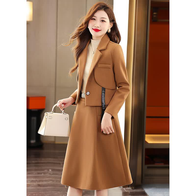 EST+II Little Fragrance Style Skirt & Coat Set
