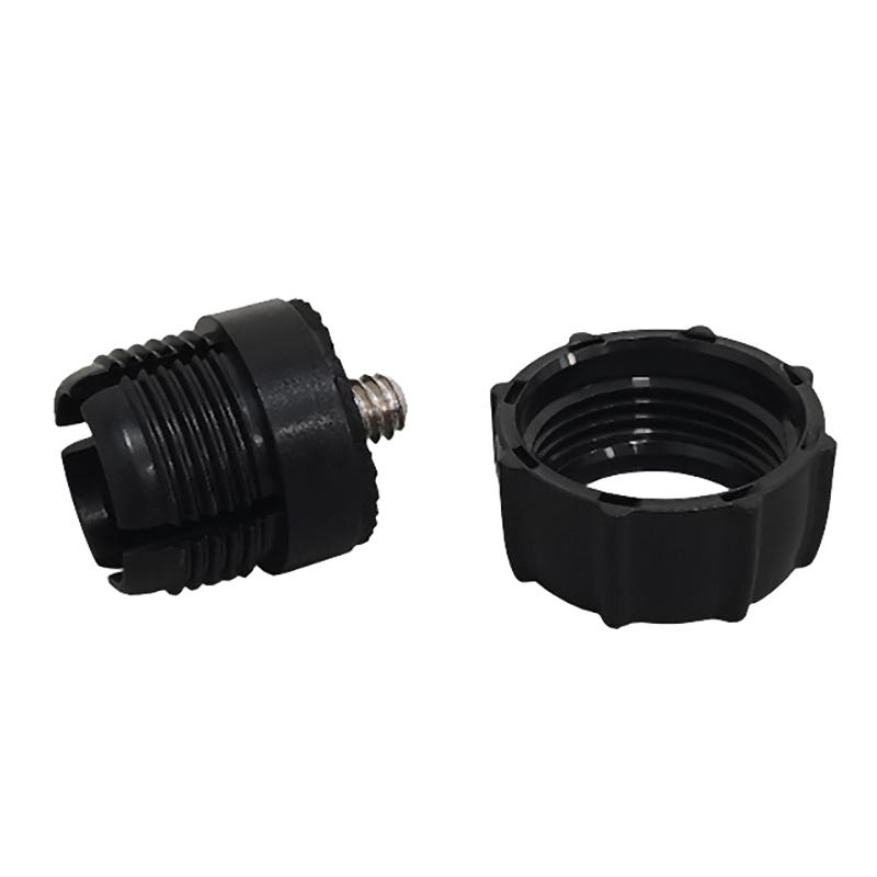 1/4 Screw To 17Mm Ball Head Mount Interface Plastic Joint Adapter For Phone Camera Car Mounting Tripods Monitors Gps Bracket