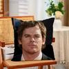 Movie DDexter Morgan Throw Pillow Case For Decoration 30cm 50cm 55cm Square Home Pillowcase Case