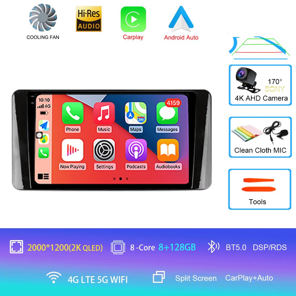 Android 14 For Volkswagen Polo Mk6 VI 6 2020 - 2022 Car Radio Multimedia Video Player Navigation Carplay WIFI BT 2Din 2 Din DVD