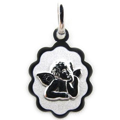 [J4010] - Rhodium-plated 'Little Angel' Pendant (Gold - 9 Carats)