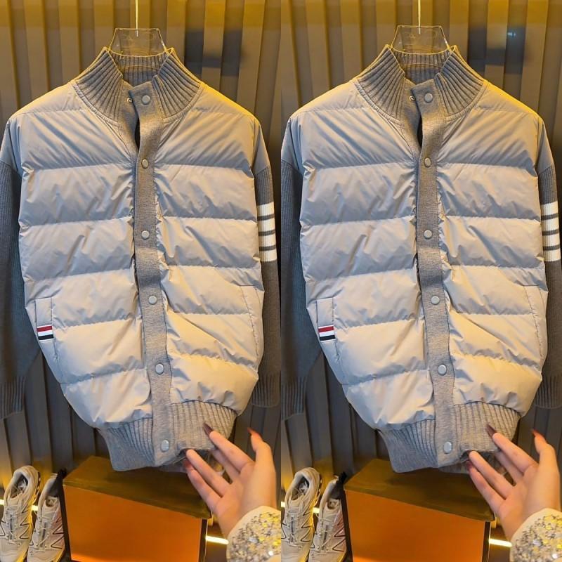 High-Quality Mens Cotton Jacket Slim Fit Trendy Streetwear Versatile Winter Outerwear