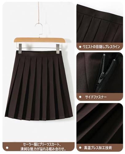 [NOKIJP] Authentic Sailor Uniform with Buttons, 6 Colors, JK Cosplay, Short Sleeve, Long Sleeve, Adult, High School Girl Uniform, Ranking, Women's Sai