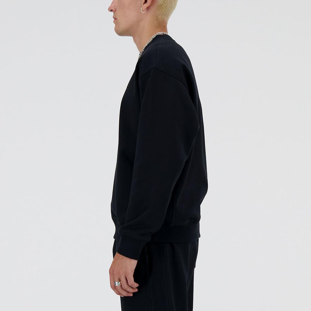 New Balance Athletics French Terry Crew Sweatshirt MT41506-BK