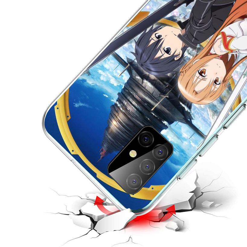 Sword Art Online Anime Phone Case For Samsung Galaxy A52 A32 A22 A12 A51 A31 A50S A30S A20S A10S Note 20 Ultra 10 Plus S10 A72 A