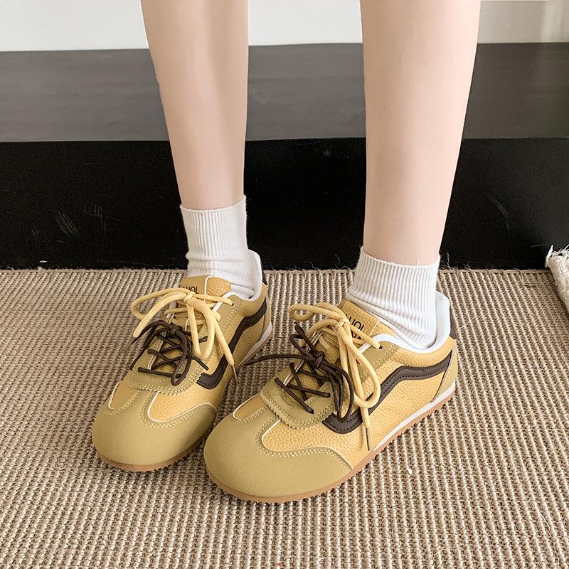 2025 new retro Dexun shoes versatile soft sole comfortable casual sports shoes board shoes Forrest Gump shoes little white shoes women's shoes