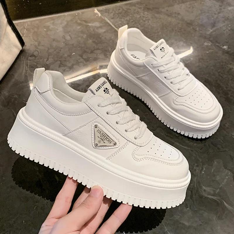 

SyfIyno Новая женская спортивная обувь Роскошная повседневная многофункциональная обувь Удобная со шнурками Обувь для бега и тенниса 35 бежевый