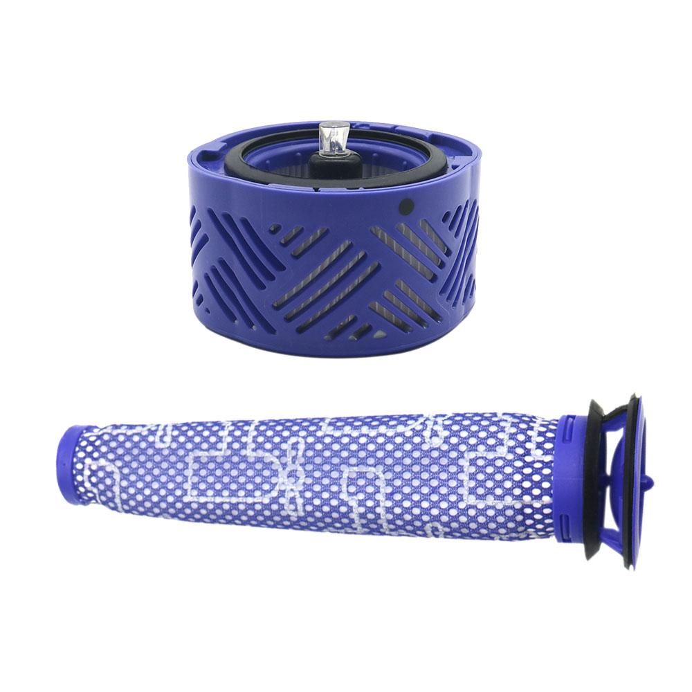 

HEPA-фильтр до и после двигателя для пылесоса Dyson V6 DC59, комплект деталей # DY-96674101 и DY-96566101