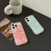 Glue Glitter Butterfly Flower Phone Case for IPhone16promax Full Coverage for Apple 17 Silicone 14 Female Model