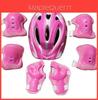 Capacete de Segurança Infantil 7 em 1 Conjunto de Equipamento de Proteção, Joelheiras Cotoveleiras Munhequeiras para Skateboard Ciclismo Bicicleta Meninos Meninas