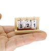 1:12 Miniaturní kalendář pro domeček pro panenky Stolní kalendář Dekorace modelu domu Hračka Doplňky pro domeček pro panenky