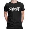 Slipknots-Logo T-shirt Męski Bawełniany Nowość T-shirty Okrągły Dekolt Koszulki Krótki Rękaw Top Pomysł na Prezent