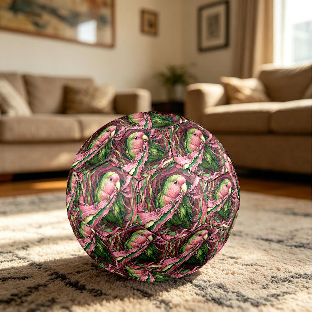 1pc Parrot Adventure Theme Soccer Ball Football, Size 5, Lightweight PVC, Durable Outdoor Training Soccer Ball, Gift m61410