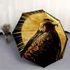 1pc Eagle Emblem Automatic Opening/closing Umbrella with Auto Open/Close, Perfect Gift for Friends, Durable Plastic Handle Yy250801199