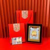 999 Pure Gold Lucky Charm Crab Ornament for Office Decoration – Symbol of Sudden Wealth
