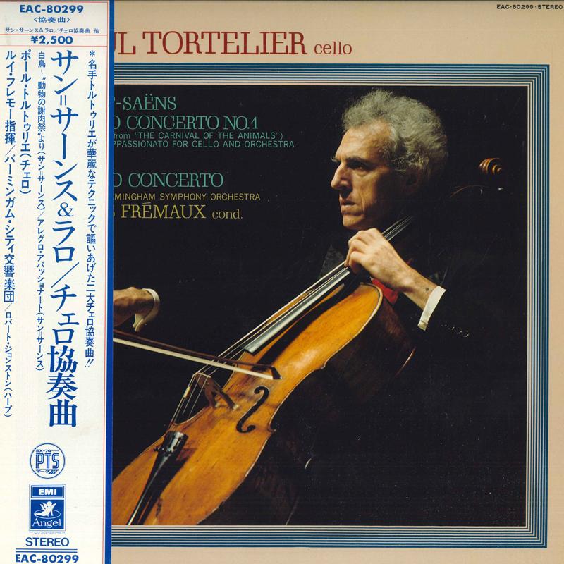 

LP Record PAUL TORTELIER, CITY OF BIRMINGHAM - Saint-Saens: Cello Concerto No. 1, EAC80299 ANGEL Japan Classical Used
