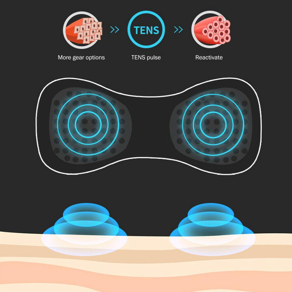 Mini Electric Shoulder Neck Massage Pad Cervical Vertebra Waist Arm Leg Massager