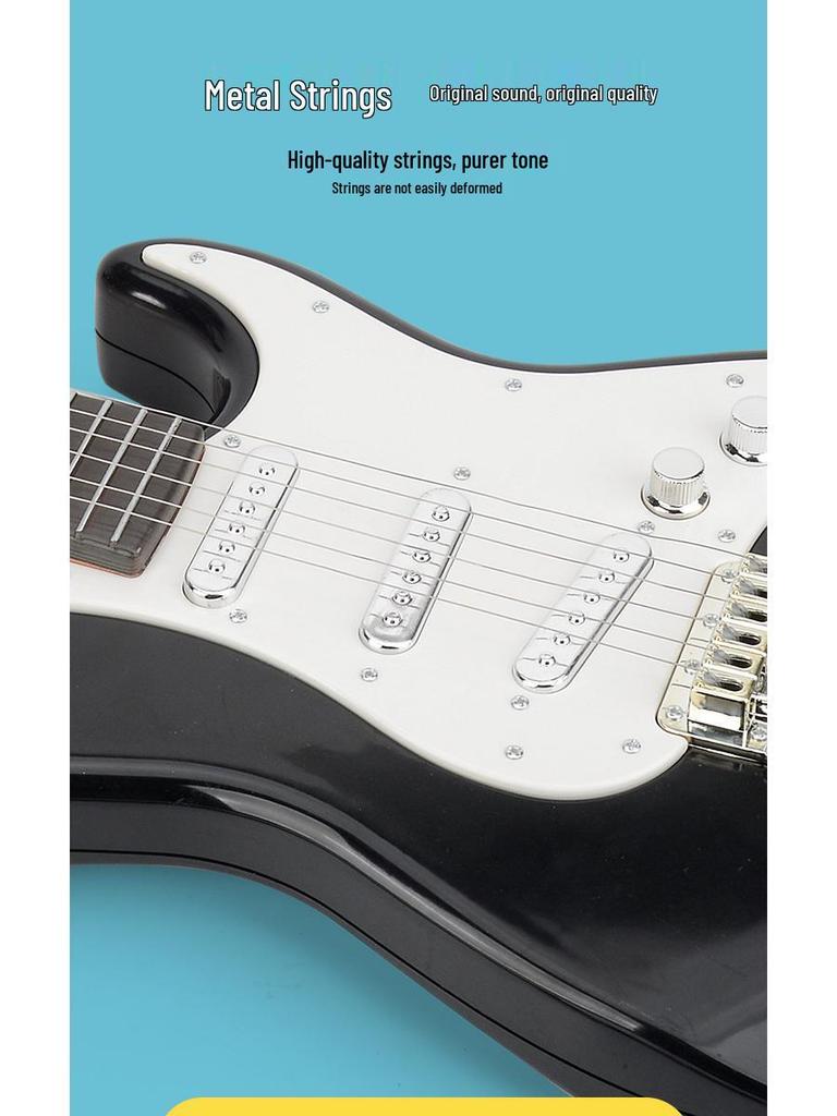 Electric Guitar Toy for Kids - Musical Instrument with Strings