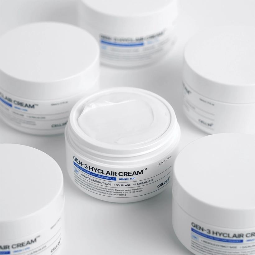 CELL29 GEN-3 Hyclair Feuchtigkeitscreme Dreifache Hyaluronsäure Barriere Reparaturcreme 50ml