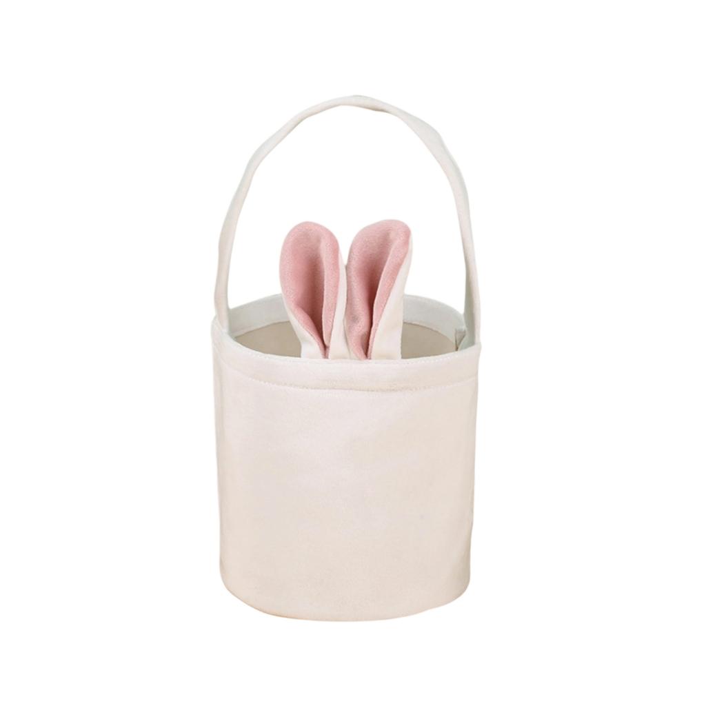 Easter Ears Bucket Easter Bunny Tote Bag Party Gift Storage Bag