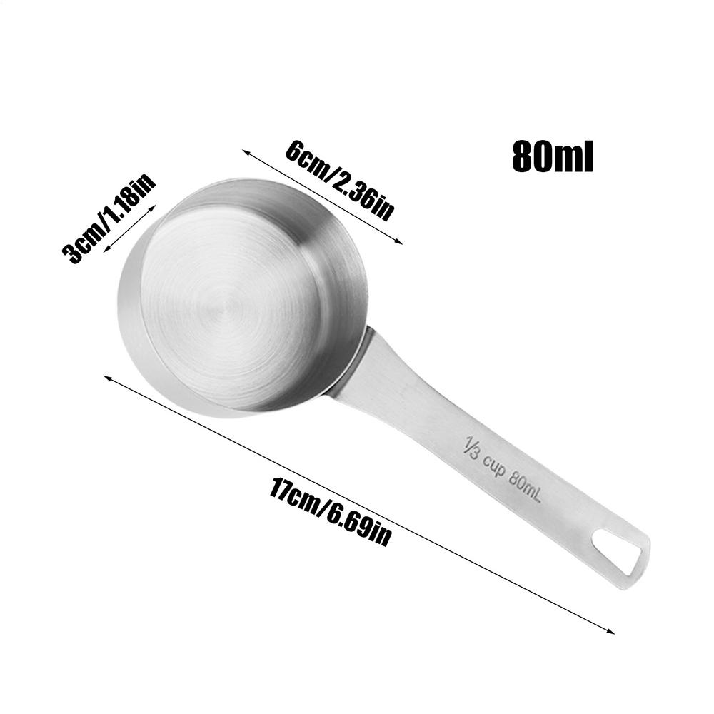 Measuring Spoon Stainless Steel Measuring Spoon Coffee Powder Spices Measure Scoop Kitchen Measuring Spoons