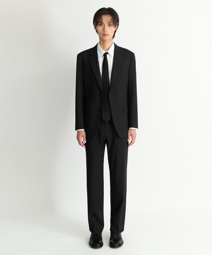 NONBLANK [Carreman] Semi-Wide Fit Slacks_Black