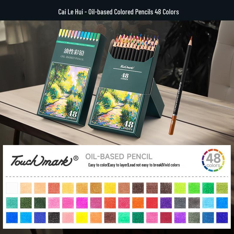 72-Color Water-Soluble Colored Pencils - Durable Lead for Art Students