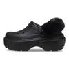 Crocs Stomp Επενδεμένη Σαμπό Μαύρα Unisex Αθλητικά Παπούτσια 208546-001