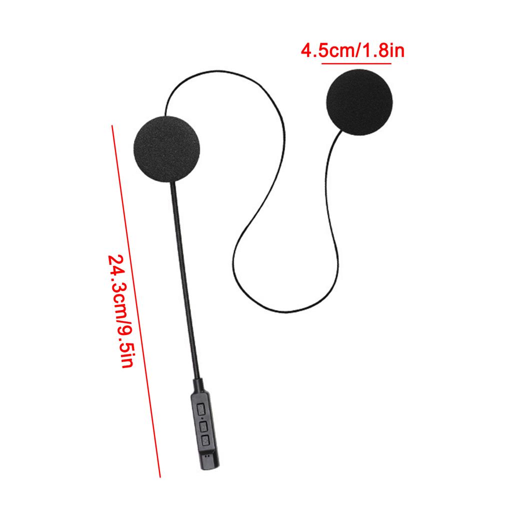 for Play for Time 8hours Universal Bluetooth-compatible Motorcycle Helmet Earpho