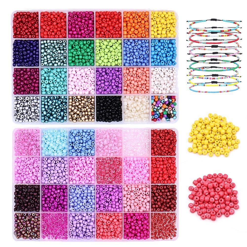 Diy Handmade Beading Material 4Mm Glass Beads Paint Bracelet Accessories Jewelry Bracelet Necklace Bead Set