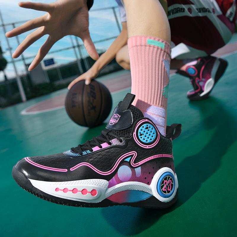 Original Men Basketball Shoes Outdoor Comfortable Athletic Footwear Trainer Sports Sneakers